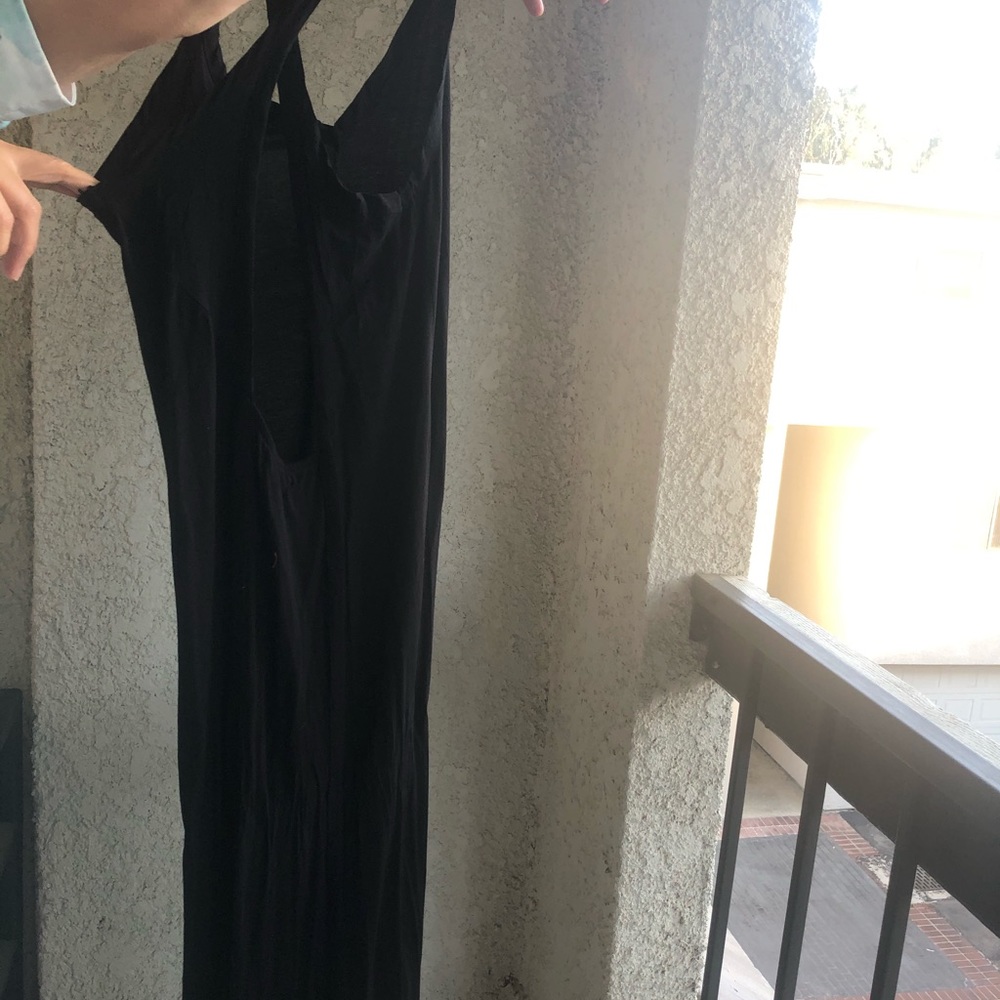 Long black jersey dress❤️